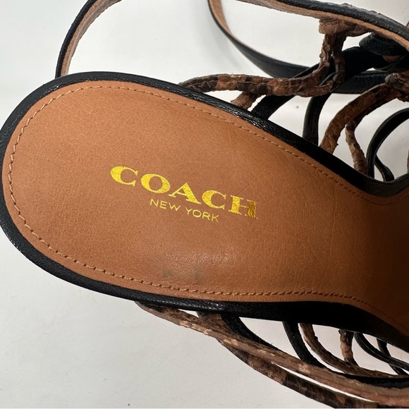 Coach Jody Strappy High Heel Stiletto Sandals Size 9 - Picture 2 of 8